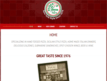 Tablet Screenshot of paisanospizza.org